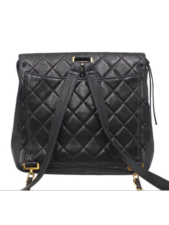 Chanel Quilted Leather Backpack main image 8